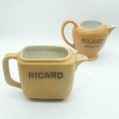 Two French Ricard Anisette Jugs