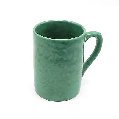 Signed John Campbell Green Ceramic Tankard 1932