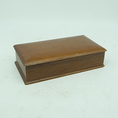 Vintage Maple Cigarette Box