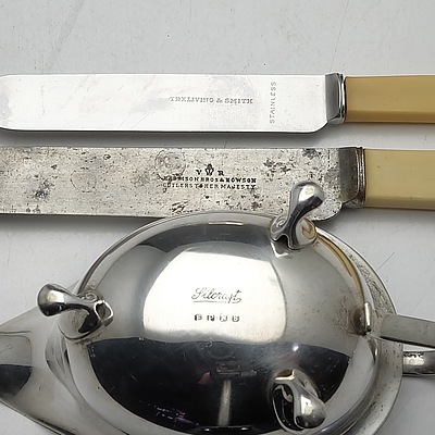 Splades by McArthur, Silver Plate Gravy Boat, Vintage Serving Ware and More