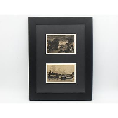 Two Antiquarian Engravings, Including R Farren 1885