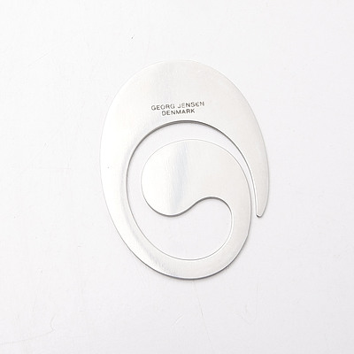 Georg Jensen Denmark Stainless Steel Money Clip