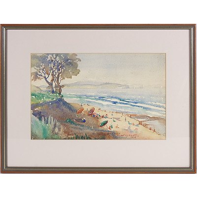 Dorothy Ashton (Dates Unknown) Collaroy Sydney 1938, Watercolour