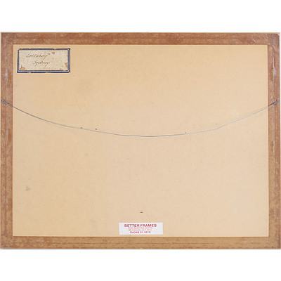 Dorothy Ashton (Dates Unknown) Collaroy Sydney 1938, Watercolour