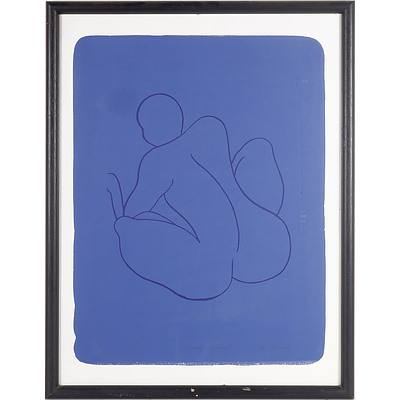 Peter Van De Maele (1959-) Graciously Moving Forward 1997, Screen Print Edition 5/10