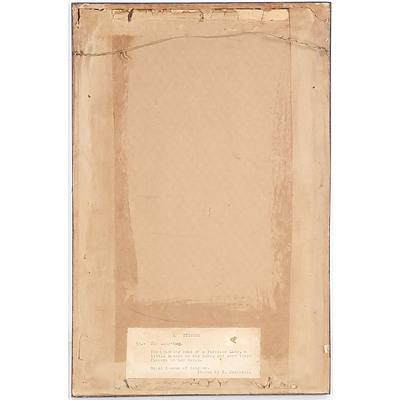 After Alfred Stevens (Belgian 1823-1906) "La bête à Bon Dieu" Engraved by Felix Jasinski (Polish 1862-1901)