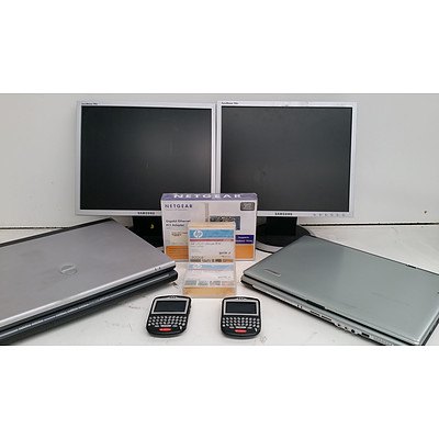 Bulk Lot of Assorted IT Equipment - Laptops, Monitors & Mobile Phones