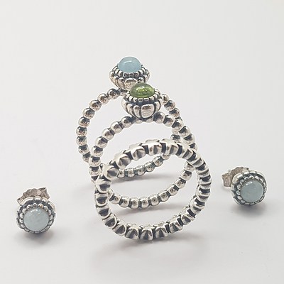 Genuine Pandora Rings and Earrings