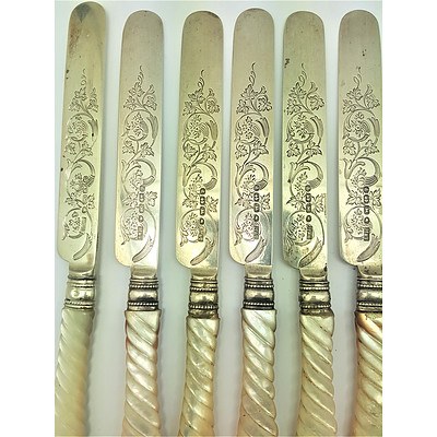 Sterling Silver Fish Service in Wooden Presentation Box