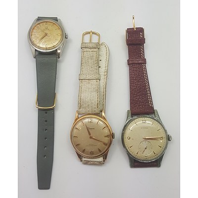 Three Vintage 1960's Manual Wind Wrist Watches- All Running