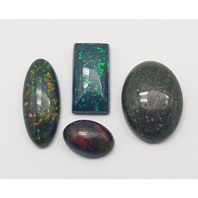 Assorted Cut and Polished Opals (Matrix and Black)
