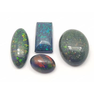 Assorted Cut and Polished Opals (Matrix and Black)