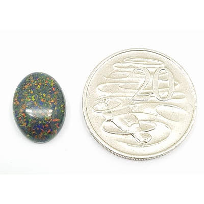Solid Black Opal Matrix