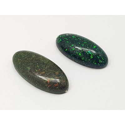 Solid Black Opal Matrix and Solid Opal Matrix