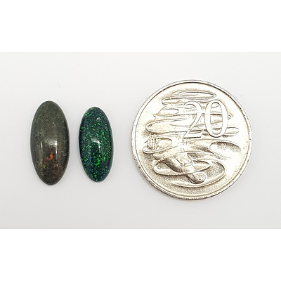 Solid Black Opal Matrix and Solid Opal Matrix