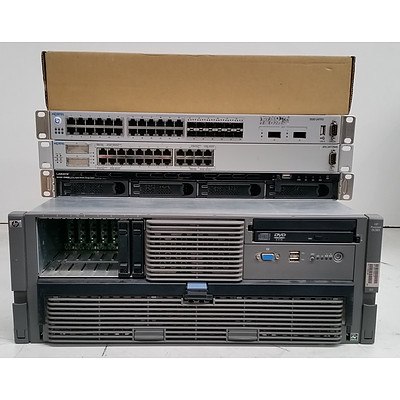 Bulk Lot of Assorted IT Equipment - Servers, Switches and Cable Management Arm Kits