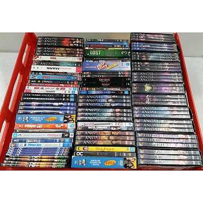 Assorted DVD's of Television Series and Movies - Lot of 100