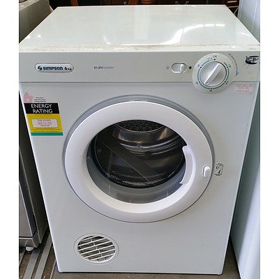 Simpson 6KG Ezi Loader Clothes Dryer