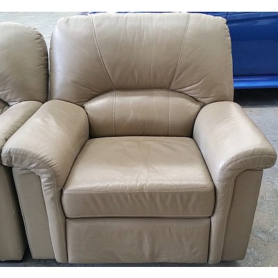 Kougi Furniture Grande Three Piece Leather Lounge Suite