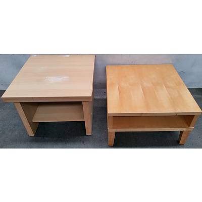 Office Occasional Tables - Lot of Two