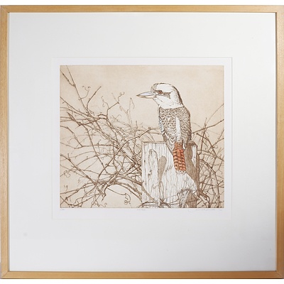 Janet Luxton (1954-) Winter 1994, Limited Edition Etching, 21/30