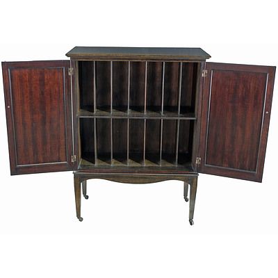 Australian Maple Music Cabinet Circa 1920s