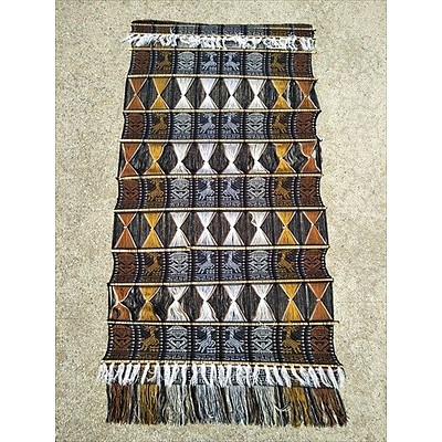 Woven wall hanging
