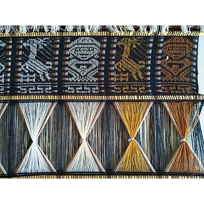 Woven wall hanging