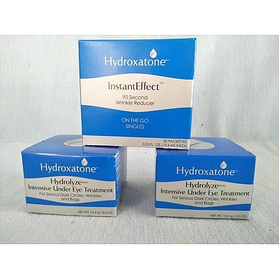 Hydroxatone eye treatments & wrinkle reducer