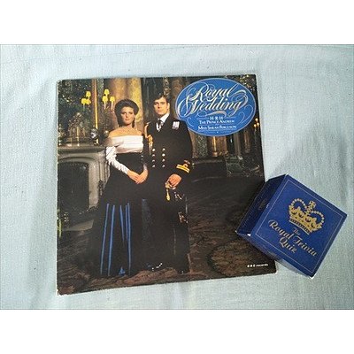 Record of the Royal Wedding of HRH Prince Andrew and Sarah Ferguson 1986 & The Royal Trivia Quiz card game