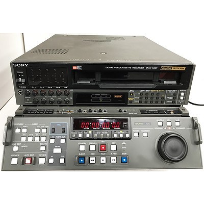 Sony DVW-500P Digital Betacam Digital VideoCassette Recorder