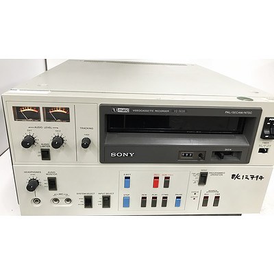 Sony VO-5630 V-Matic SP VideoCassette Recorder