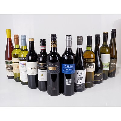 Case of 12x 750ml Mixed Red and White Wine