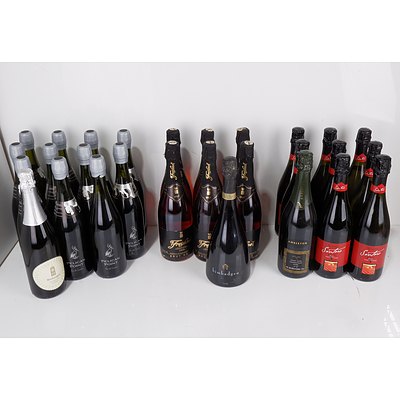 Large Group of Mixed Brut, Chardonnay and Semillon