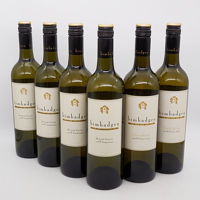 Four Bottles of Bimbadgen 2008 Hunter Valley Verdelho 750ml and Two Bottles of Bimbadgen 2008 Limited Release Pinot Gris 750ml