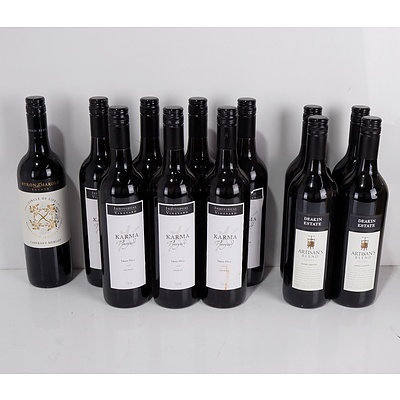Case of 12x 750ml Mixed Red Wine