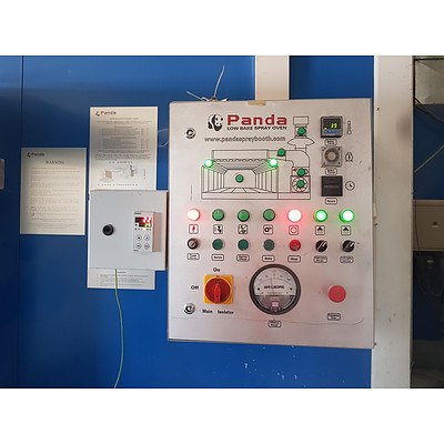 Panda Paint Booth, Pulford Commercial Air Compressor, 2 x Extraction Bays