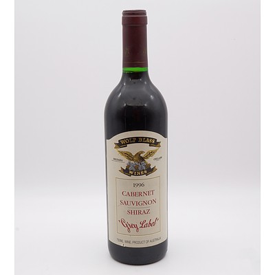 Wolf Blass Grey Label 1996 Cabernet Sauvignon Shiraz 750mL