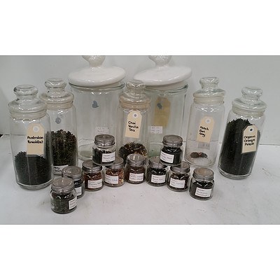 Glass Storage Jars - Crate Lot