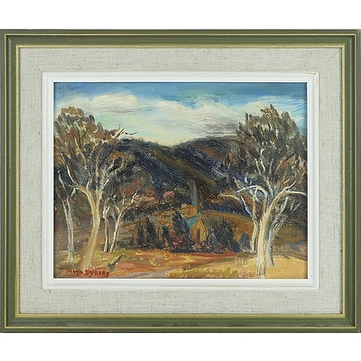 Moya Dyring (1908-1967) St Johns Oil on Board