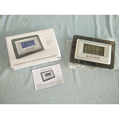 Santek Digital Clock With Temperature And Calendar (New)