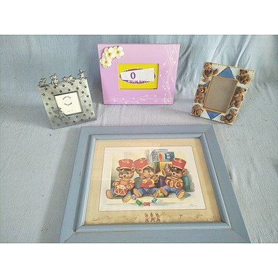 Kids Framed Print And Photo Frames (Qty: 4)