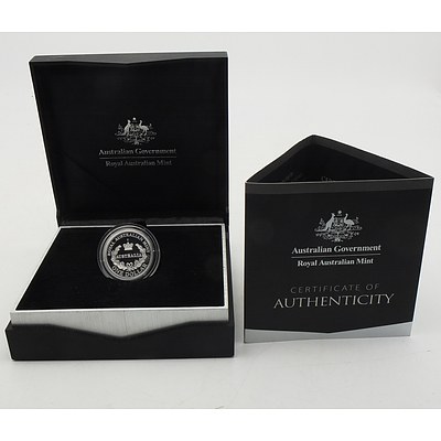 2016 $1 Australia's First Mints C Mintmark Fine Silver Proof Coin