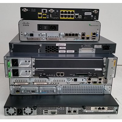Lot of Assorted Networking Equipment - Switch, Routers and Security Appliance