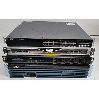 Lot of Assorted Networking Equipment - Switch, Service Router & Appliances