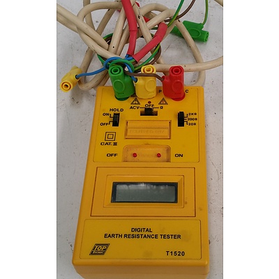 Toptronic T1520 Digital Earth Resistance Tester