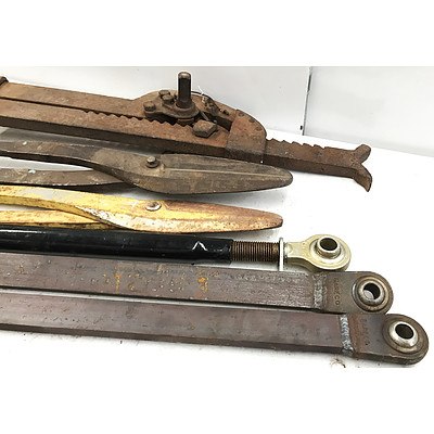 Vintage High-Lift Jack, Large Scissors & Struts