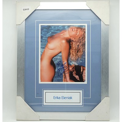 Erika Eleniak Signed Nude Photo