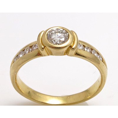 18ct Gold Diamond Ring - 1/2 Carat (TDW)