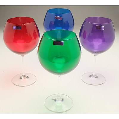 Four Marquis by Waterford Ballooned Wine Glasses